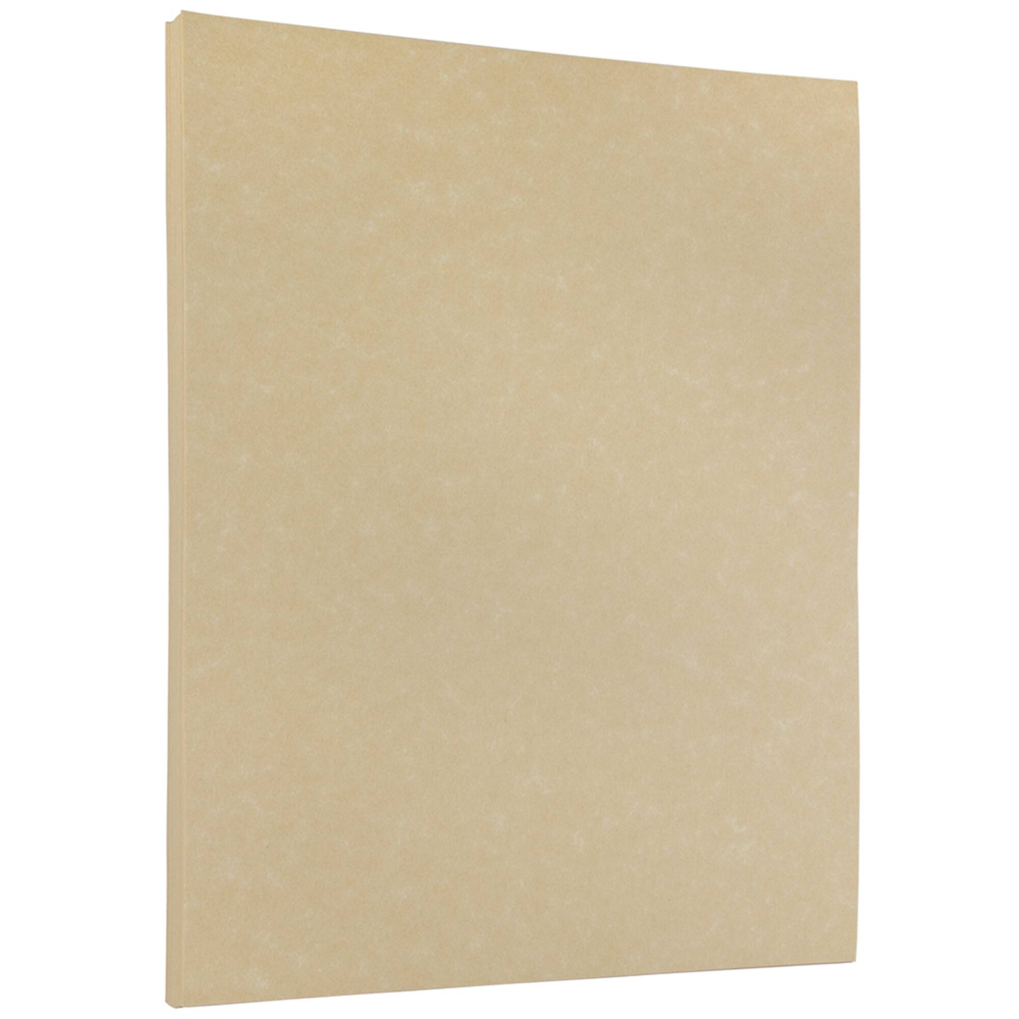 JAM Paper Brown 8.5" x 11" Parchment Paper, 500 Sheets